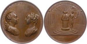 Medaillen Ausland vor 1900 Katharina II., ... 