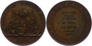 Medallions foreign before 1900 Belgium, ... 