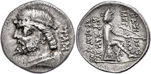 Ancient Greek coins Parthia, drachm (4, ... 