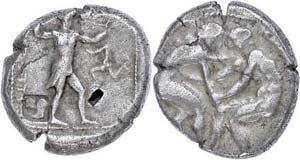 Pamphylien Aspendos, Stater (10,68g), ca. ... 