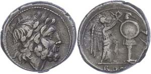 Coins Roman Republic Anonymous, Victoriat ... 