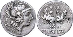 Coins Roman Republic Gaius Seveilius M. f., ... 