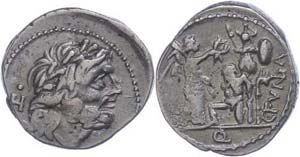 Münzen Römische Republik C. Fundanius, ... 