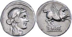 Coins Roman Republic Q. Titius, denarius (3, ... 