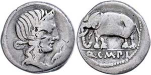 Coins Roman Republic Q. Caecilius Metallus ... 
