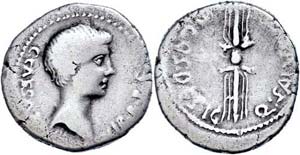 Münzen Römische Republik Octavianus, Q. ... 