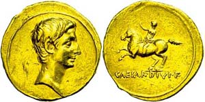 Coins Roman Imperial period Augustus, 27 BC ... 
