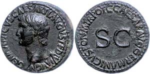 Coins Roman Imperial period Germaicus, ... 