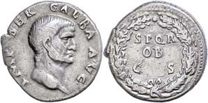 Münzen Römische Kaiserzeit Galba, 68-69, ... 
