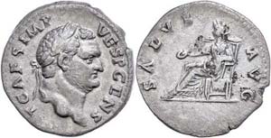 Coins Roman Imperial period Vespasianus, ... 