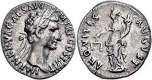 Münzen Römische Kaiserzeit Nerva, 96-98, ... 