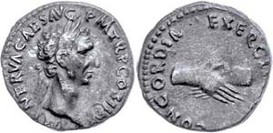 Coins Roman Imperial period Nerva, 96-98, ... 