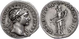 Coins Roman Imperial period Trajanus, ... 