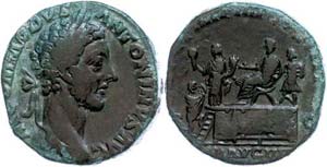 Coins Roman Imperial period Commodus, ... 