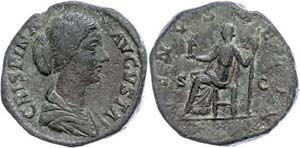 Coins Roman Imperial period Bruttina ... 