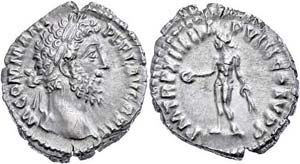 Coins Roman Imperial period Commodus, 187 / ... 