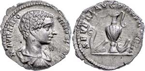 Coins Roman Imperial period Caracalla, 196, ... 