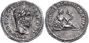 Coins Roman Imperial period Geta, 211, ... 