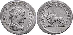 Coins Roman Imperial period Caracalla, 215 / ... 