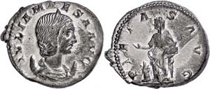 Coins Roman Imperial period Julia Maesa, ... 