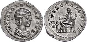 Coins Roman Imperial period Julia Soaemias, ... 