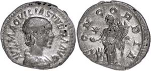Coins Roman Imperial period Julia Aquilia ... 