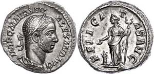 Coins Roman Imperial period Severus ... 