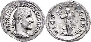 Coins Roman Imperial period Maximinus Thrax, ... 