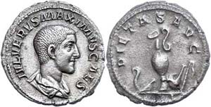 Coins Roman Imperial period Maximus, 236, ... 