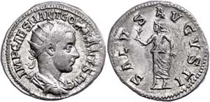 Coins Roman Imperial period Gordianus III., ... 