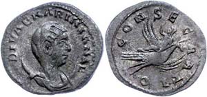 Coins Roman Imperial period Mariniana, ... 