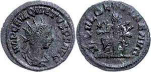 Coins Roman Imperial period Quietus, ... 