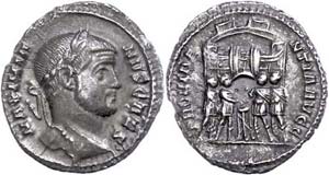 Coins Roman Imperial period Galerius, ... 