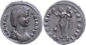 Coins Roman Imperial period Galeria Valeria, ... 