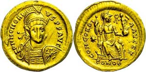 Münzen Römische Kaiserzeit Honorius, ... 