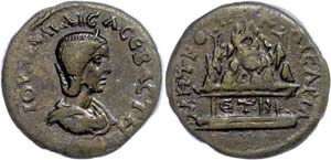 Coins from the Roman provinces Cappadocia, ... 