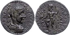 Coins from the Roman provinces Aeolis, cyme, ... 