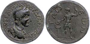 Coins from the Roman provinces Lycia, Tlos, ... 