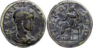 Coins from the Roman provinces Phrygia, ... 