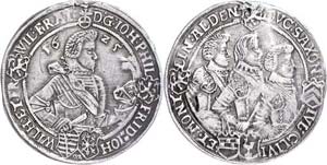 Saxony-Altenburg Duchy Thaler, 1625, Johann ... 