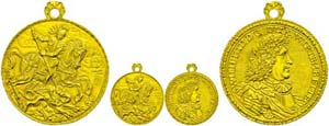 Württemberg Duchy Gold medal (Dm. ... 