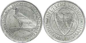 Münzen Weimar 3 Reichsmark, 1930 A, ... 