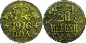 Münzen der deutschen Kolonien DOA, 20 ... 