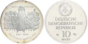 Münzen DDR 10 Mark, 1983, Wagner, in ... 