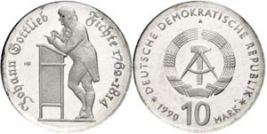Münzen DDR 10 Mark, 1990, Fichte, ... 