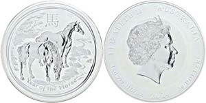 Australia 30 dollars, 1 Kg silver, 2014, ... 