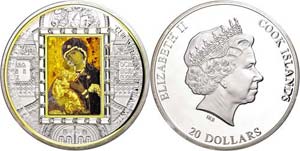 Cook Islands 20 dollars, 2013, Elisabeth II, ... 