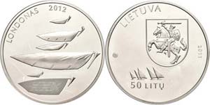 Litauen 50 Litu, 2011, XXX. Olympische ... 