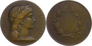 Medallions foreign after 1900 France, bronze ... 
