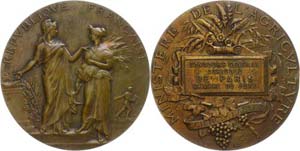 Medaillen Ausland nach 1900 Frankreich, ... 